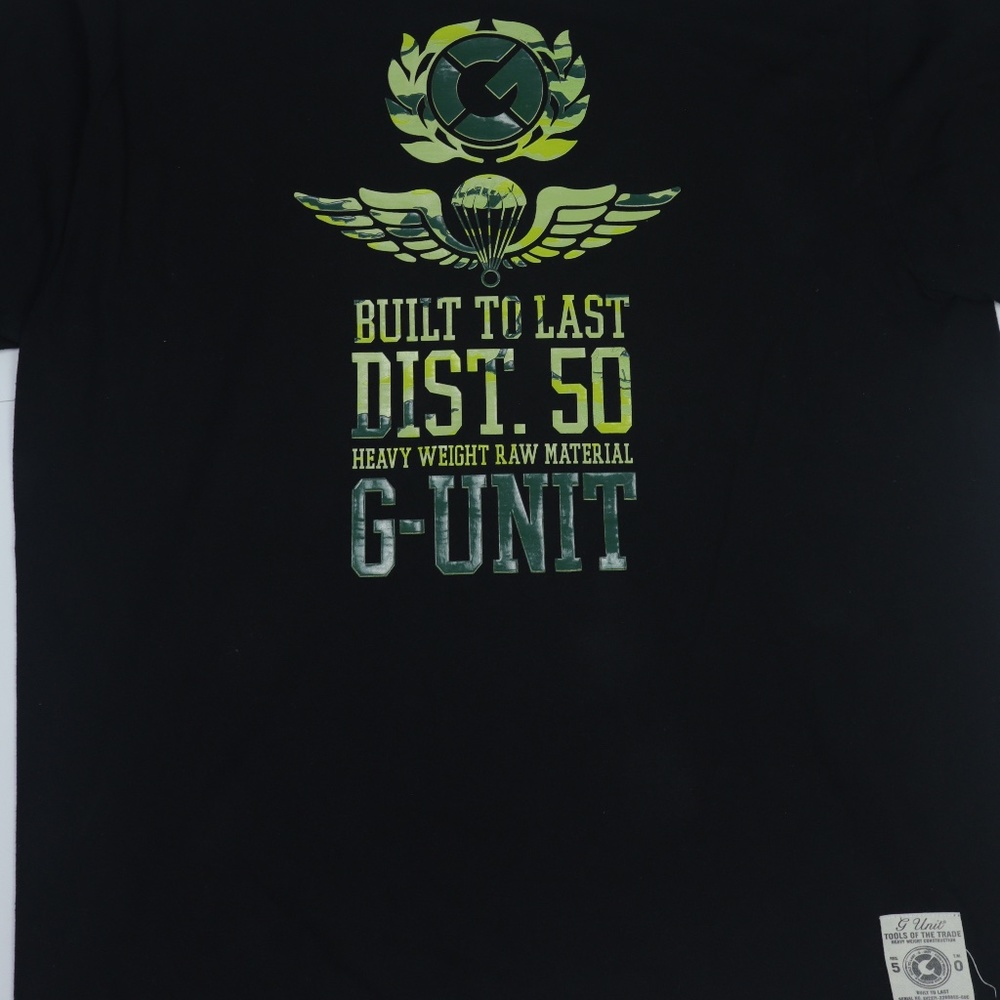 G UNIT Black Tee- XL